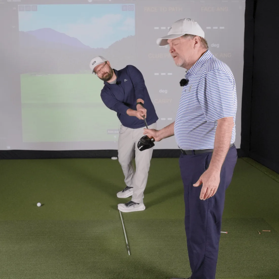 Coach Ed teaching The Follow Through